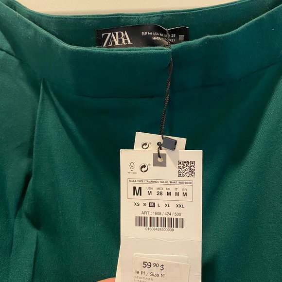 Gorgeous green dress pant from Zara - Size M - Picture 3 of 3